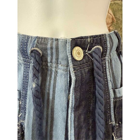 New Free People We The Free Cove Crop Pull-On Jeans Size XS - Picture 8 of 10